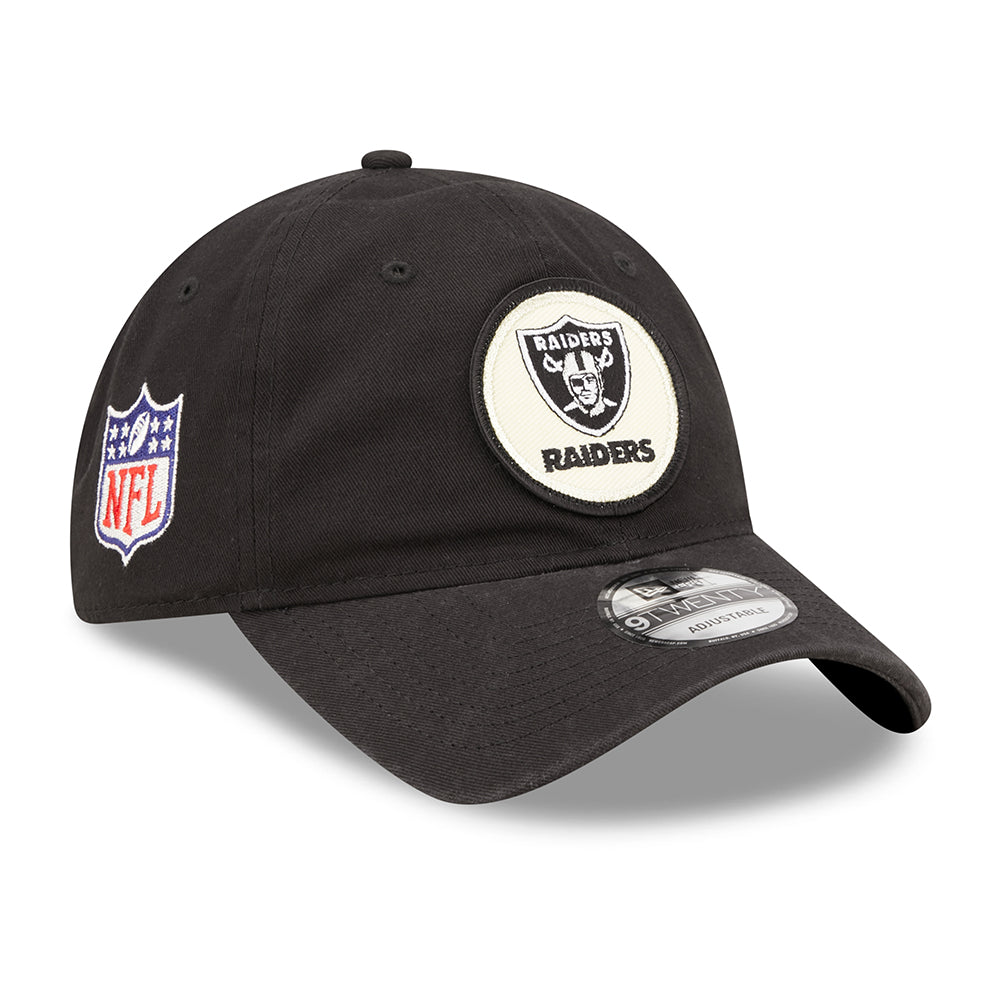New Era 9TWENTY Las Vegas Raiders Baseball Cap - NFL Sideline Historic - Schwarz