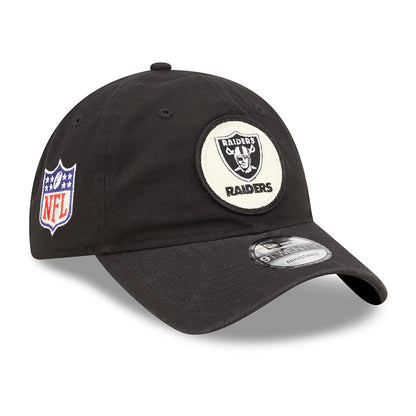New Era 9TWENTY Las Vegas Raiders Baseball Cap - NFL Sideline Historic - Schwarz