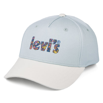 Levi's Graphic Baseball Cap mit leerem Etikett - Hellblau