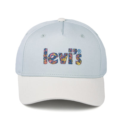 Levi's Graphic Baseball Cap mit leerem Etikett - Hellblau