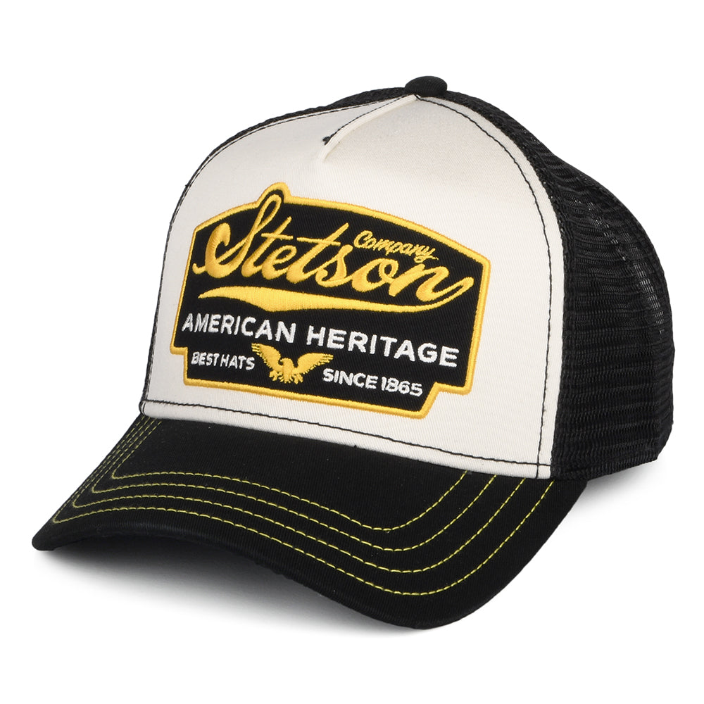 Stetson American Heritage Trucker Cap - Schwarz