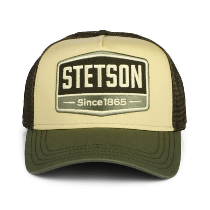 Stetson Gasoline Trucker Cap - Olivgrün