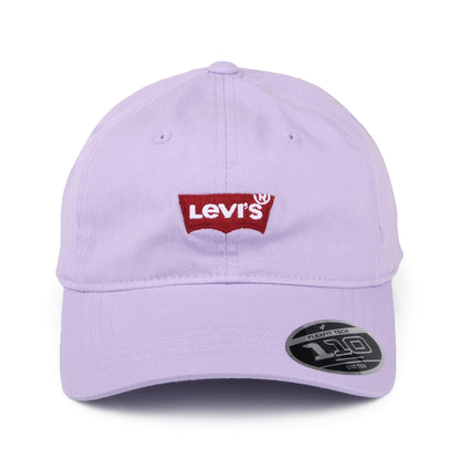 Levi's Damen Mid Batwing Flexfit Baseball Cap mit leerem Etikett - Helllila