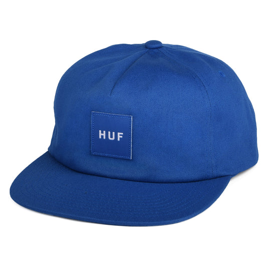 HUF Box Logo Unstrukturierte Snapback Cap - Kobaltblau