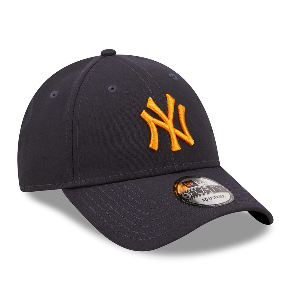 New Era 9FORTY New York Yankees Baseball Cap - MLB Repreve - Marineblau-Orange