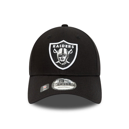 New Era 9FORTY Las Vegas Raiders Baseball Cap - NFL Team Side Patch - Schwarz
