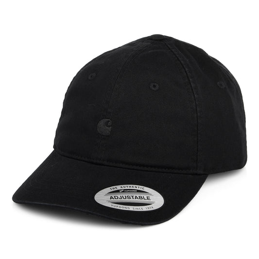 Carhartt WIP Madison Logo Baseball Cap - Schwarz auf Schwarz