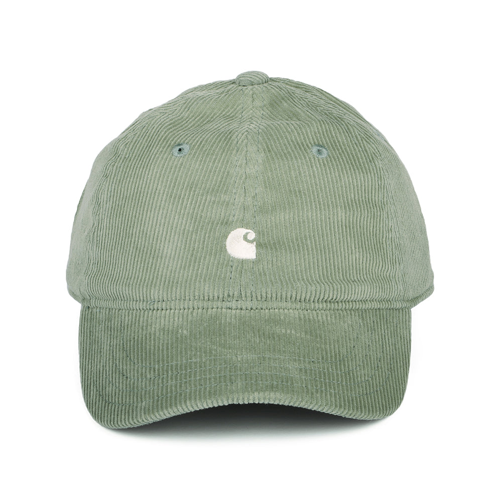 Carhartt WIP Harlem Kord Baseball Cap - Salbeigrün