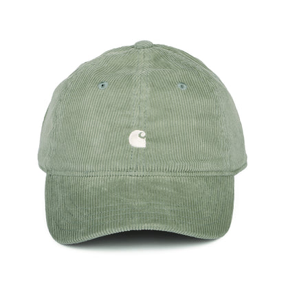 Carhartt WIP Harlem Kord Baseball Cap - Salbeigrün