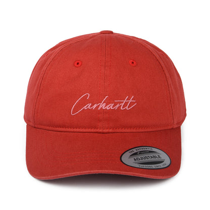 Carhartt WIP Delray Baseball Cap aus Baumwolle - Verwaschenes Rot