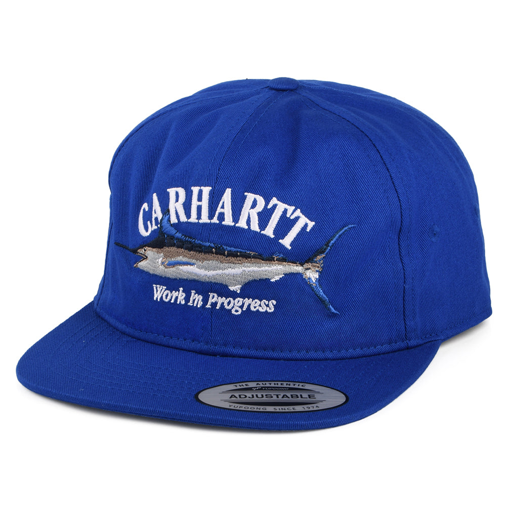 Carhartt WIP Marlin mit flachem Visier Baseball Cap aus Baumwolle - Blau