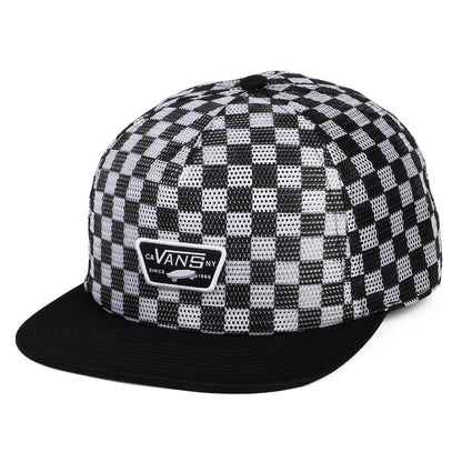 Vans Full Patch II Mesh Trucker Cap mit Karomuster - Schwarz-Weiß