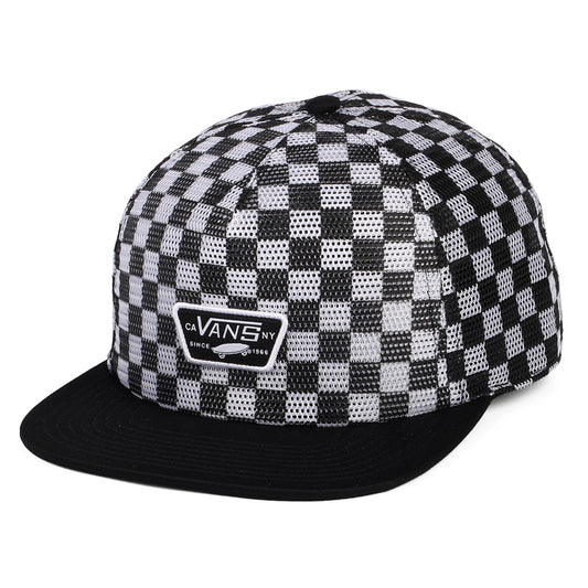 Vans Full Patch II Mesh Trucker Cap mit Karomuster - Schwarz-Weiß