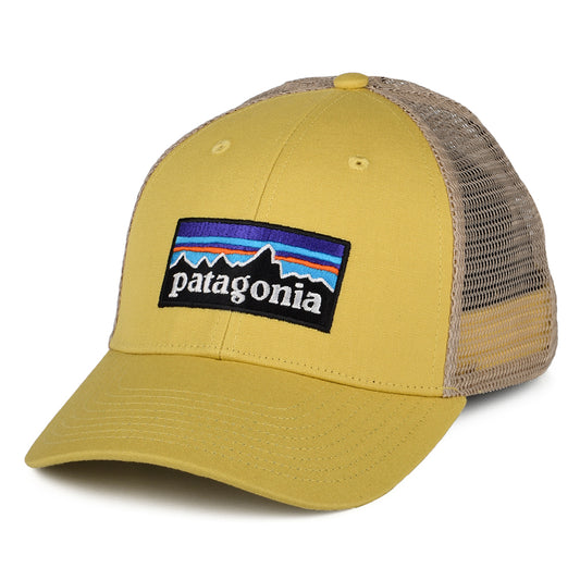 Patagonia P-6 Logo LoPro Trucker Cap aus organischer Baumwolle - Gelb