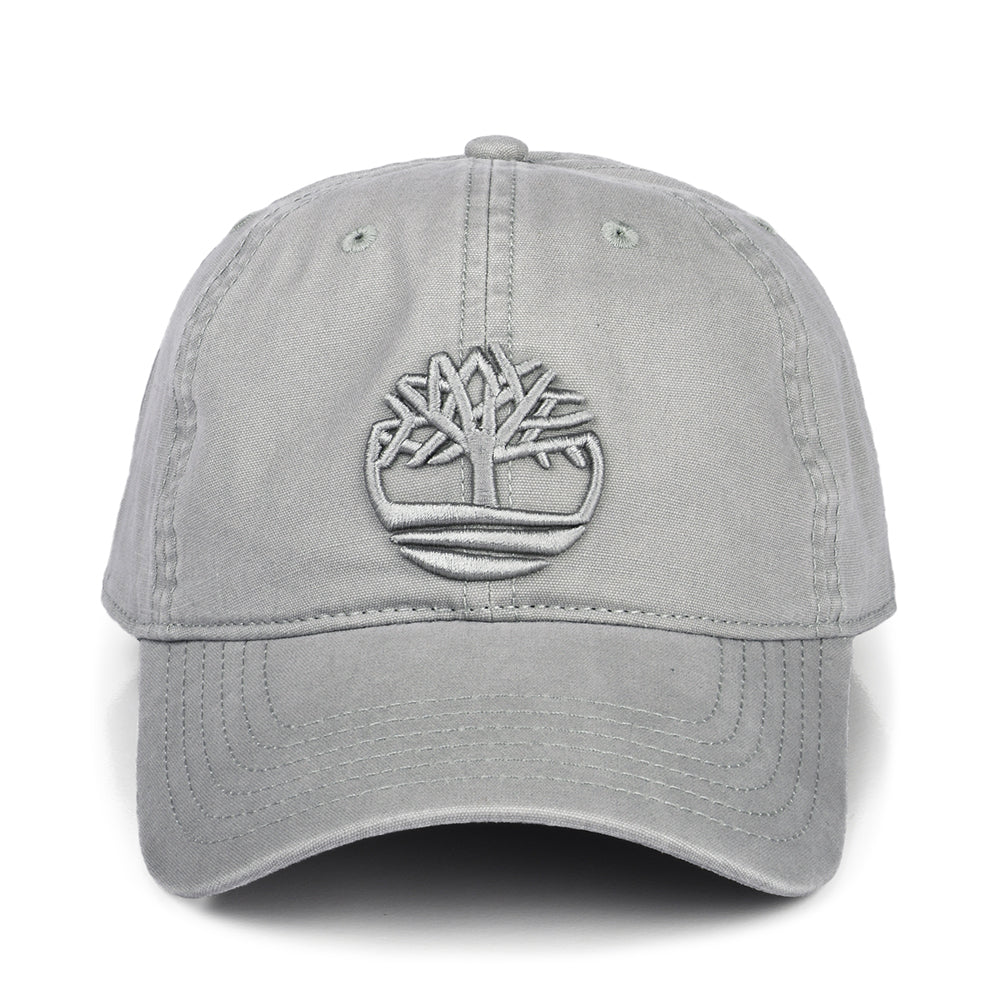 Timberland Soundview Baseball Cap aus Baumwoll-Canvas - Hellgrau