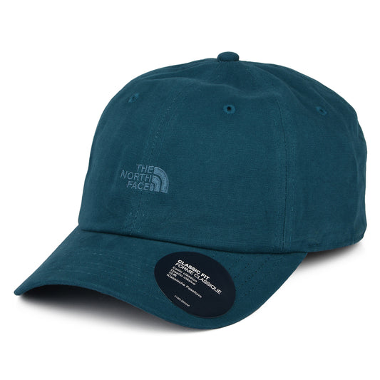 The North Face Washed Norm Baseball Cap aus Baumwolle - Dunkles Petrol