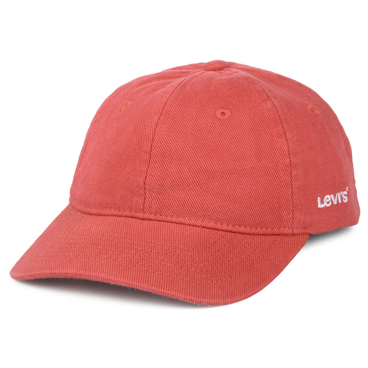 Levi's Essential Denim Baseball Cap - Dunkles Orange