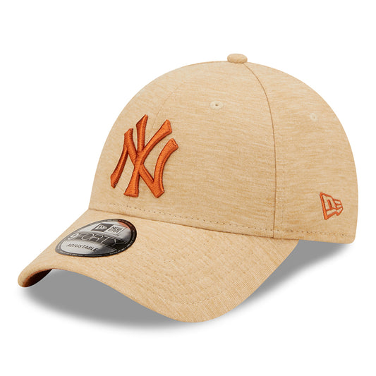 New Era 9FORTY New York Yankees Baseball Cap - MLB Jersey Essential - Steingrau-Verbranntes Orange