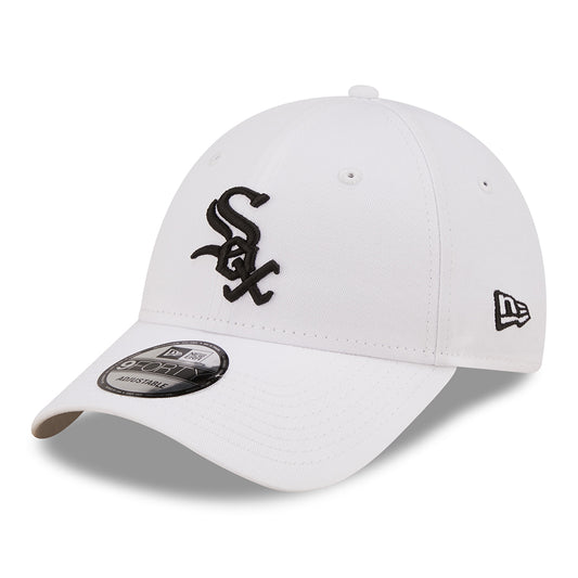 New Era 9FORTY Chicago White Sox Baseball Cap - MLB League Essential II - Weiß-Schwarz