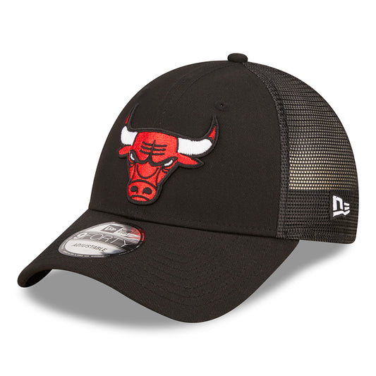New Era 9FORTY Chicago Bulls Trucker Cap - NBA Home Field II - Schwarz