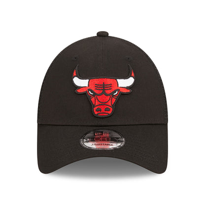 New Era 9FORTY Chicago Bulls Trucker Cap - NBA Home Field II - Schwarz