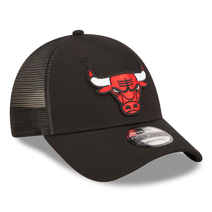 New Era 9FORTY Chicago Bulls Trucker Cap - NBA Home Field II - Schwarz