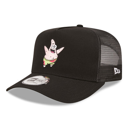 New Era A-Frame Patrick Star Trucker Cap - Nickelodeon - Schwarz