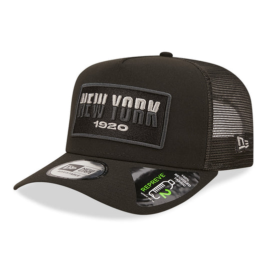 New Era A-Frame New York Trucker Cap - USA State - Schwarz