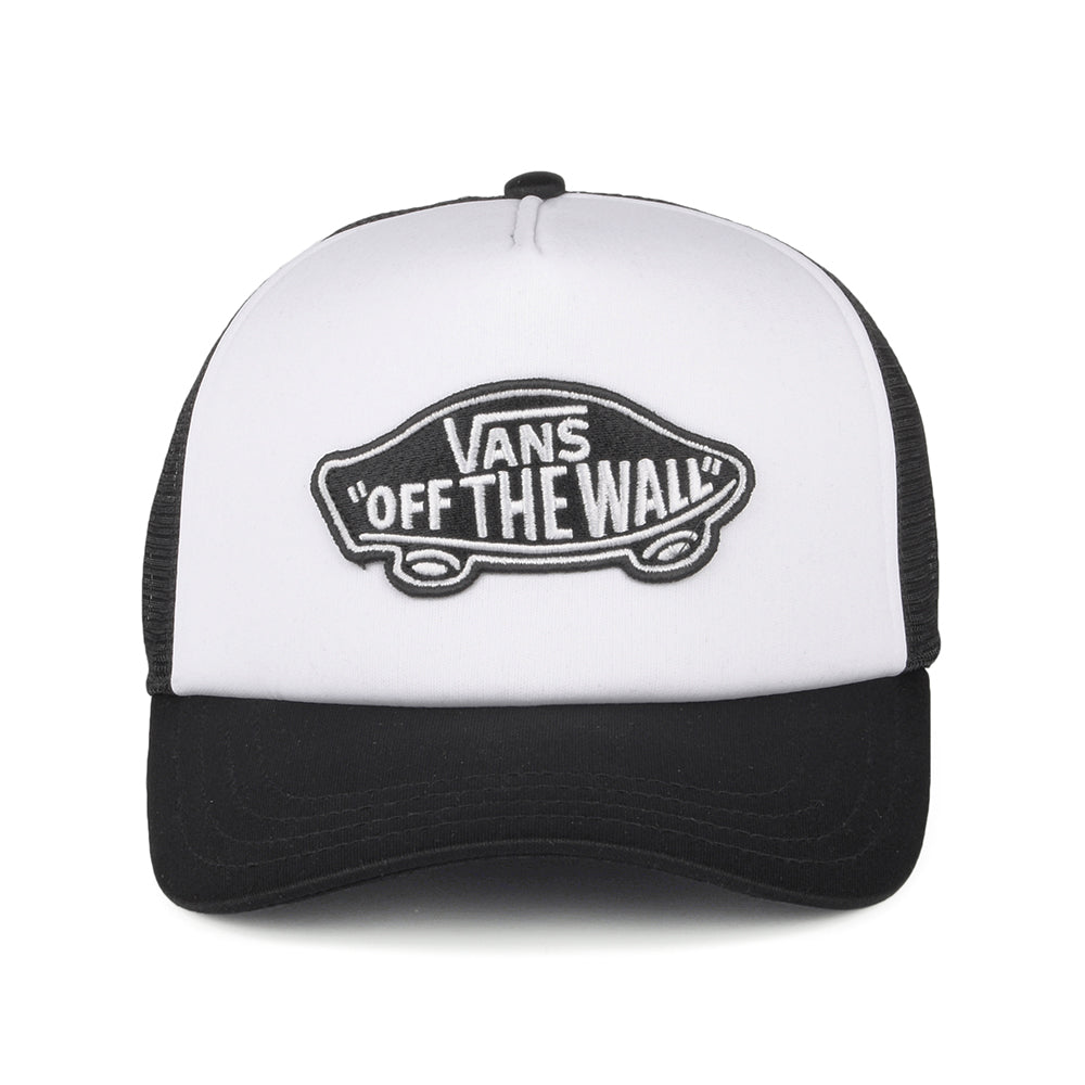 Vans Classic Patch Curved Brim Trucker Cap - Schwarz-Weiß