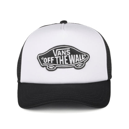 Vans Classic Patch Curved Brim Trucker Cap - Schwarz-Weiß