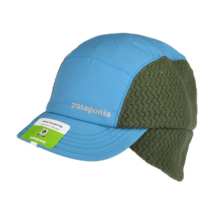 Patagonia Winter Duckbill Baseball Cap mit Ohrenklappen - Blau-Grau