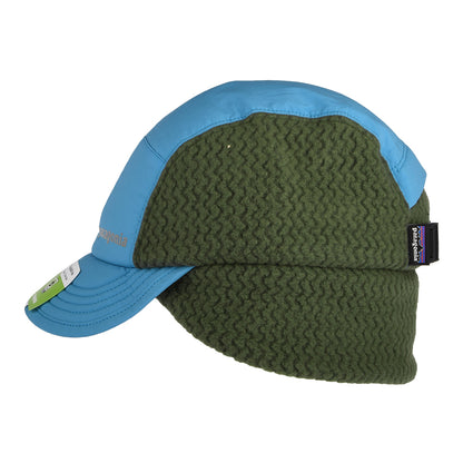 Patagonia Winter Duckbill Baseball Cap mit Ohrenklappen - Blau-Grau