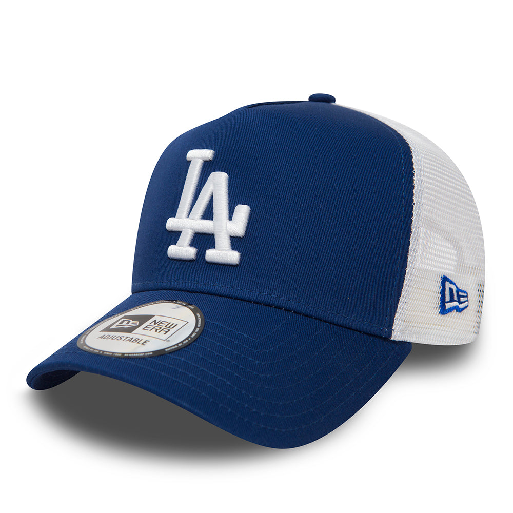 New Era A-Frame L.A. Dodgers Trucker Cap - MLB Clean Trucker - Königsblau-Weiß