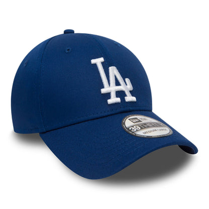 New Era 39THIRTY L.A. Dodgers Baseball Cap - MLB League Essential II - Königsblau-Weiß