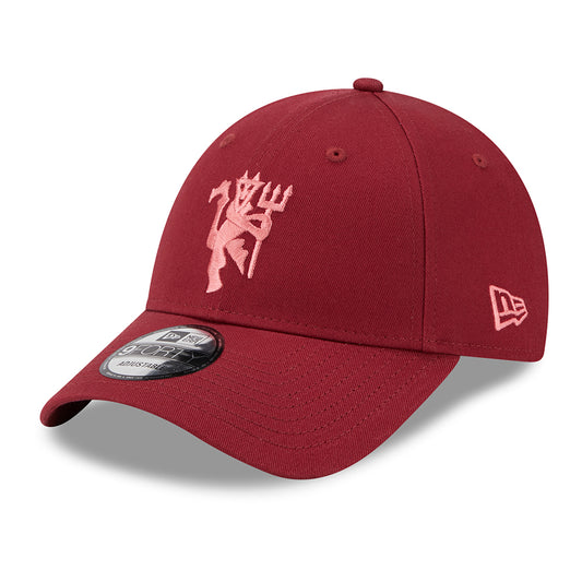 New Era 9FORTY Manchester United FC Baseball Cap - Seasonal - Kardinalrot