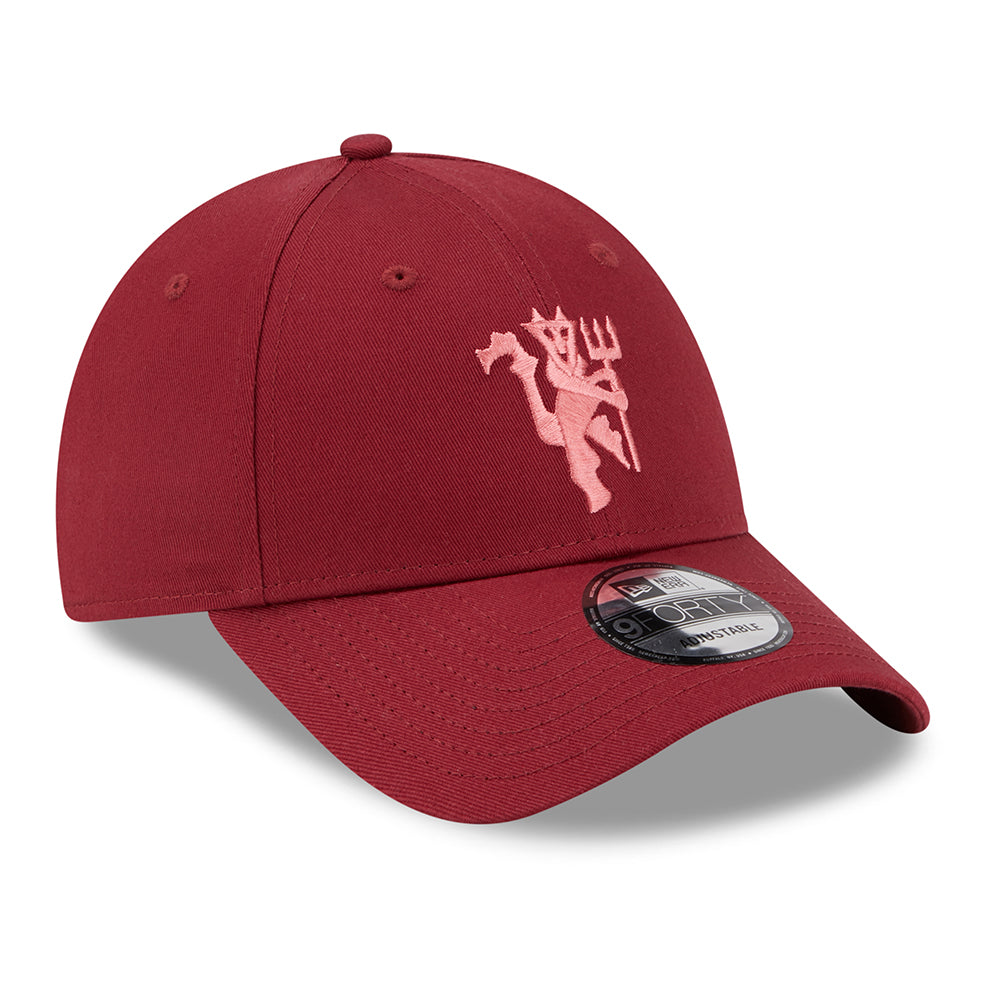 New Era 9FORTY Manchester United FC Baseball Cap - Seasonal - Kardinalrot