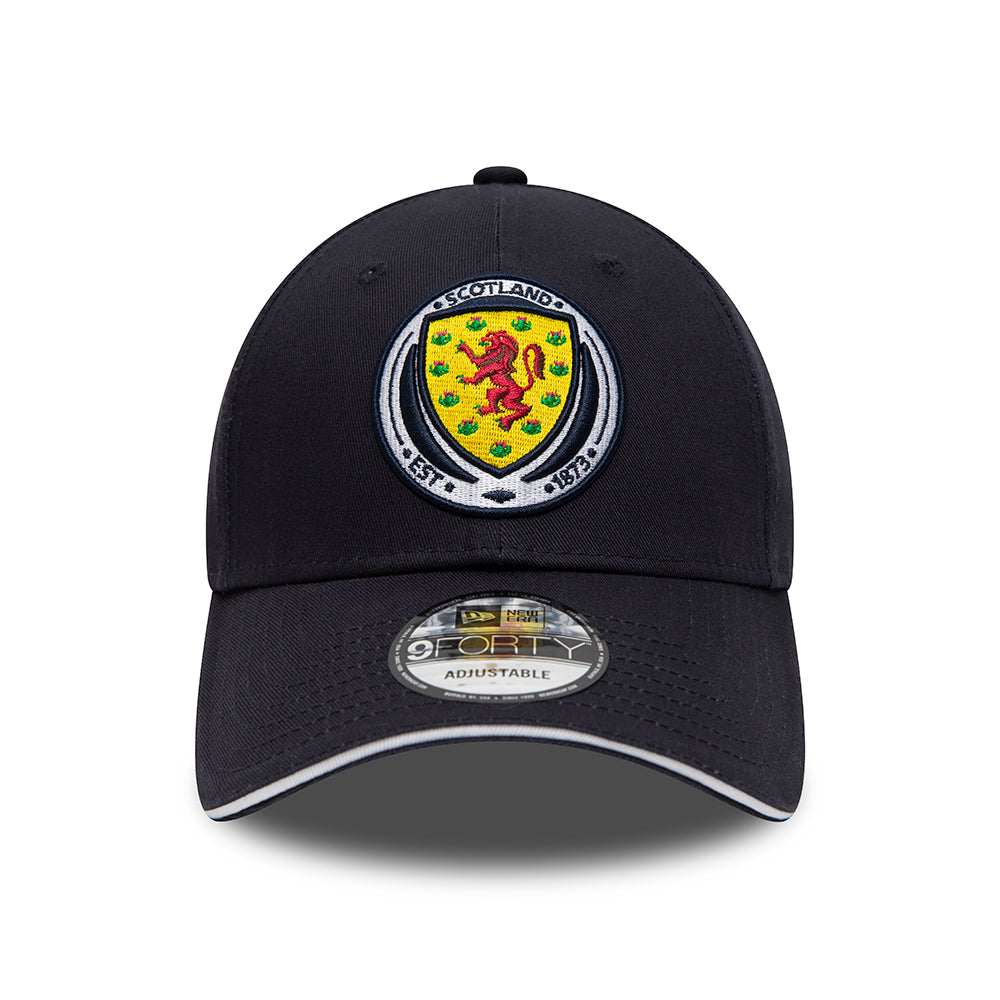 New Era 9FORTY Scottish Football Association Baseball Cap - Core - Marineblau-Weiß