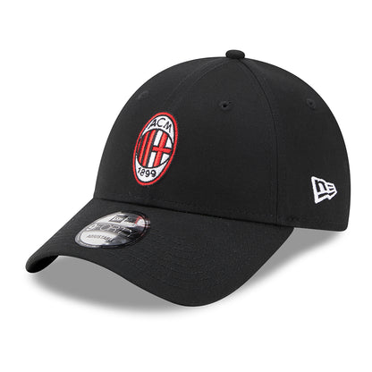 New Era 9FORTY AC Milan Baseball Cap - Core - Schwarz