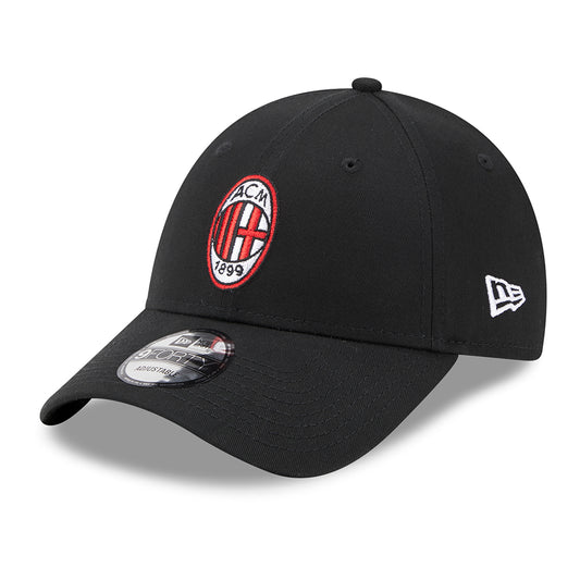 New Era 9FORTY AC Milan Baseball Cap - Core - Schwarz