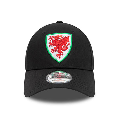 New Era 9FORTY Football Association of Wales Baseball Cap - Core - Schwarz