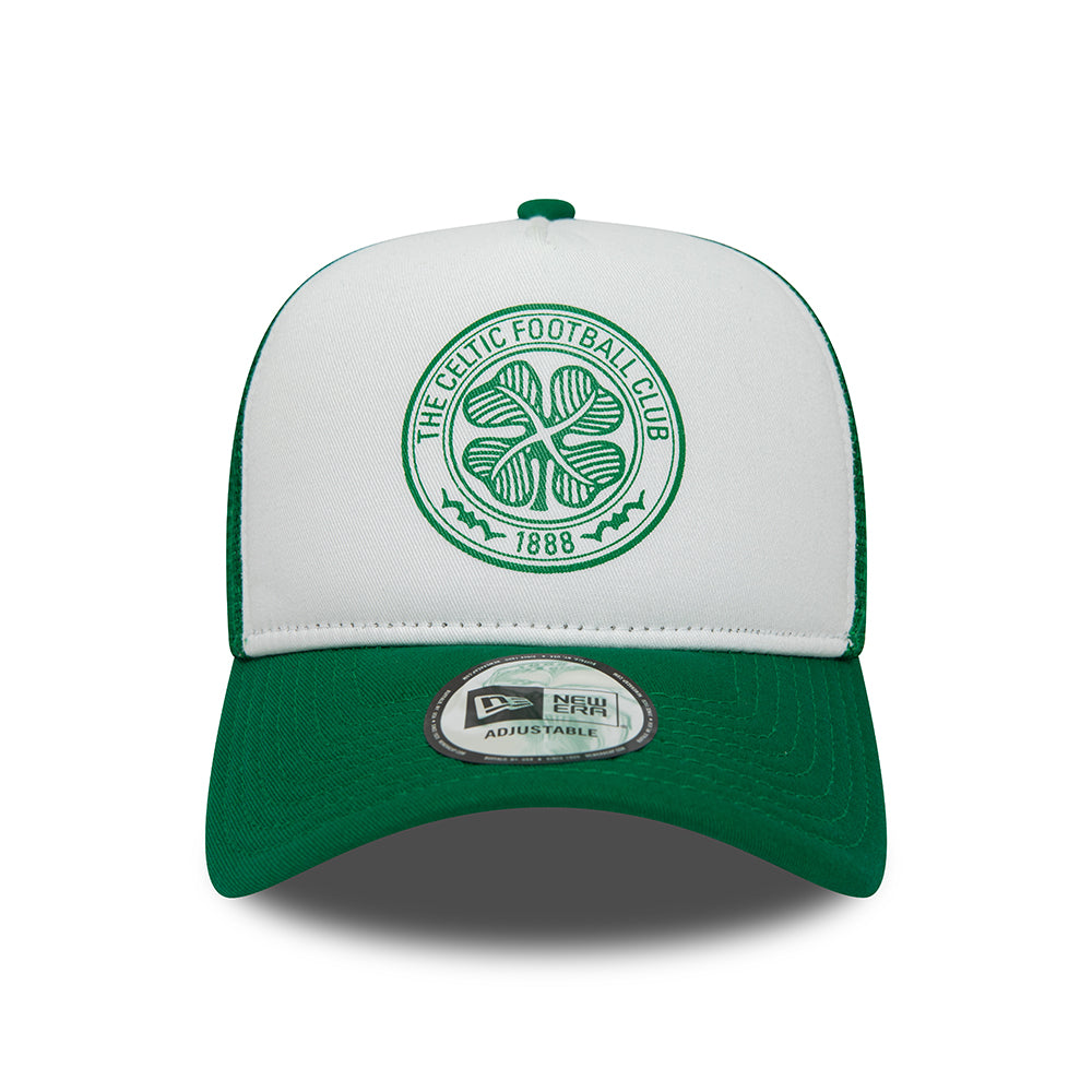 New Era A-Frame Celtic FC Trucker Cap - Core - Grün-Weiß
