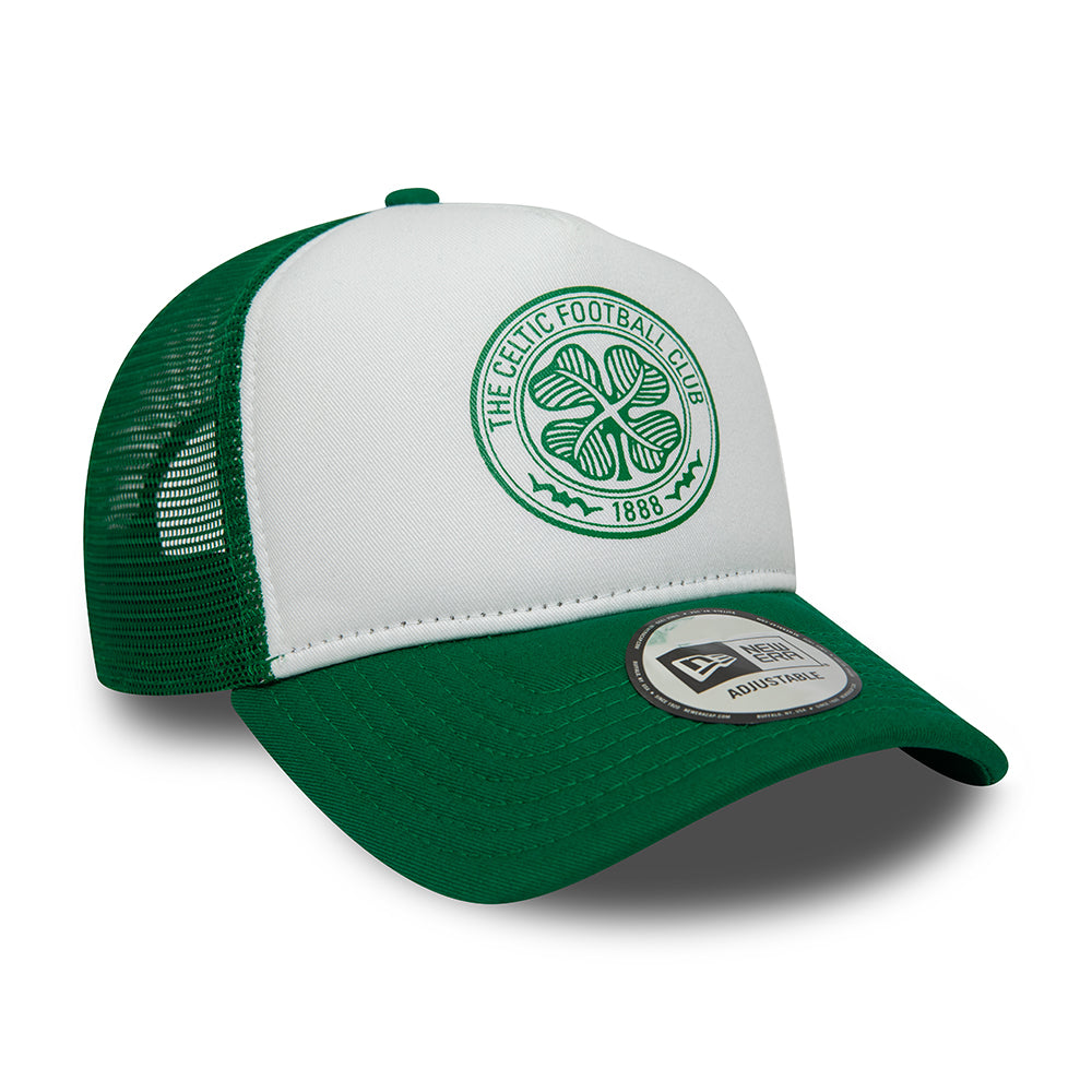 New Era A-Frame Celtic FC Trucker Cap - Core - Grün-Weiß
