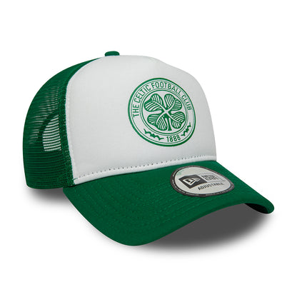 New Era A-Frame Celtic FC Trucker Cap - Core - Grün-Weiß