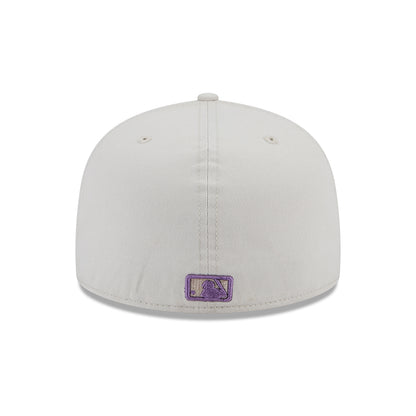 New Era 59FIFTY L.A. Dodgers Baseball Cap - MLB League Essential - Steingrau-Lila