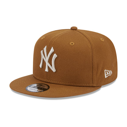 New Era 9FIFTY New York Yankees Snapback Cap - MLB League Essential - Toffee-Steingrau