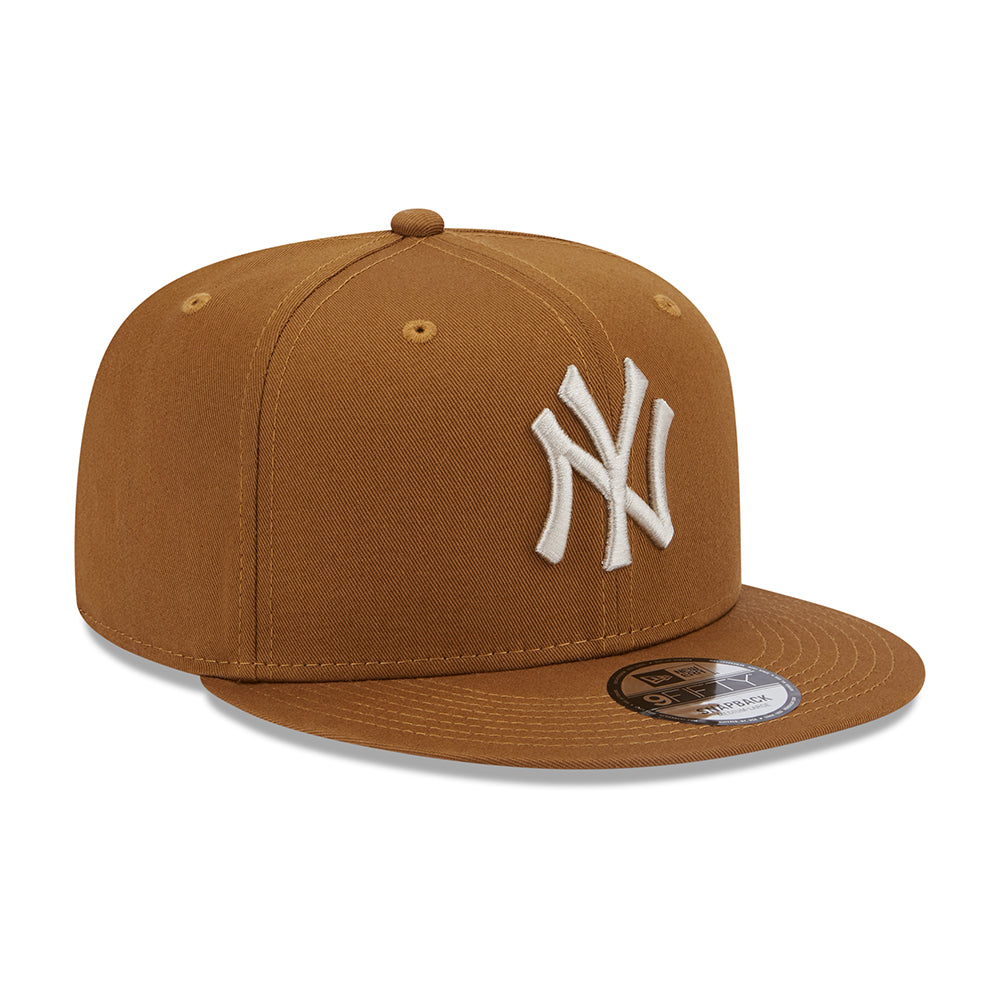 New Era 9FIFTY New York Yankees Snapback Cap - MLB League Essential - Toffee-Steingrau