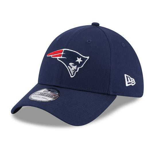 New Era 39THIRTY New England Patriots Baseball Cap - NFL Comfort - Marineblau