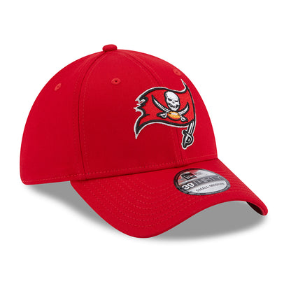 New Era 39THIRTY Tampa Bay Buccaneers Baseball Cap - NFL Comfort - Scharlachrot