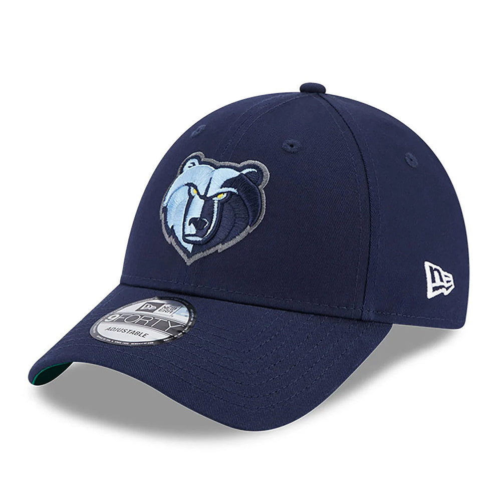 New Era 9FORTY Memphis Grizzlies Baseball Cap NBA Team Side Patch - Marineblau