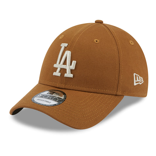 New Era 9FORTY L.A. Dodgers Baseball Cap - MLB League Essential - Toffee-Steingrau